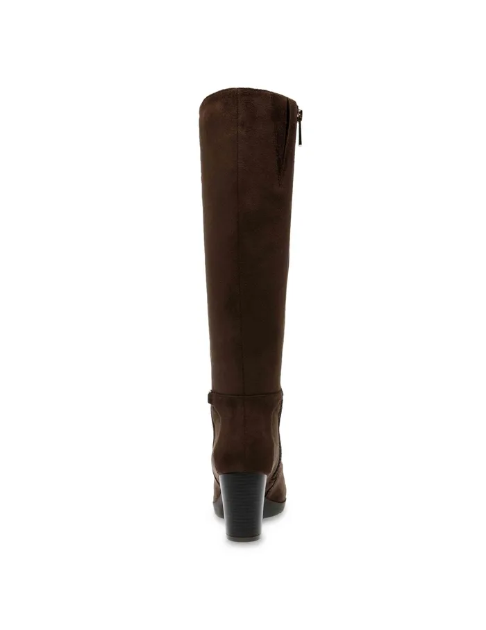 Anne Klein Rya Tall Boot Dk Brown Ms Women Shoes