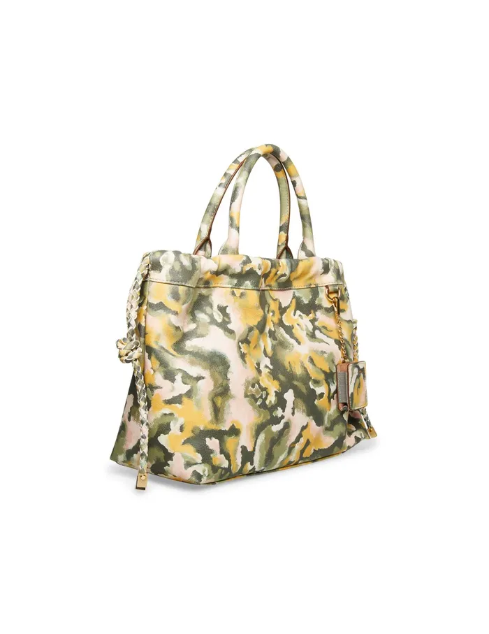 Anne Klein Scrunchie Satchel Marble Print Women Handbags