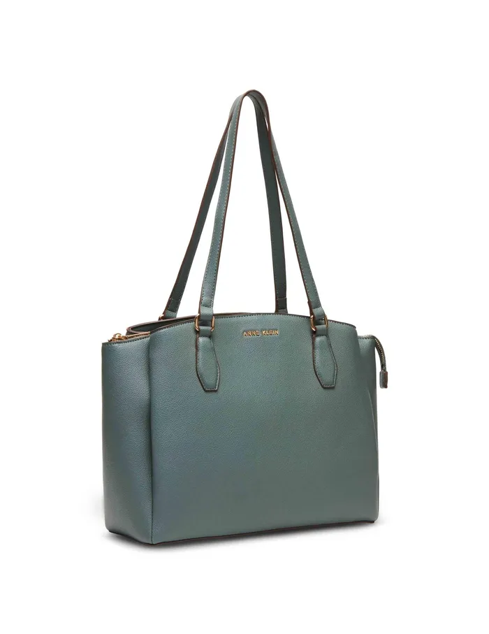 Anne Klein Triple Compartment Tote Rosemary Women Handbags