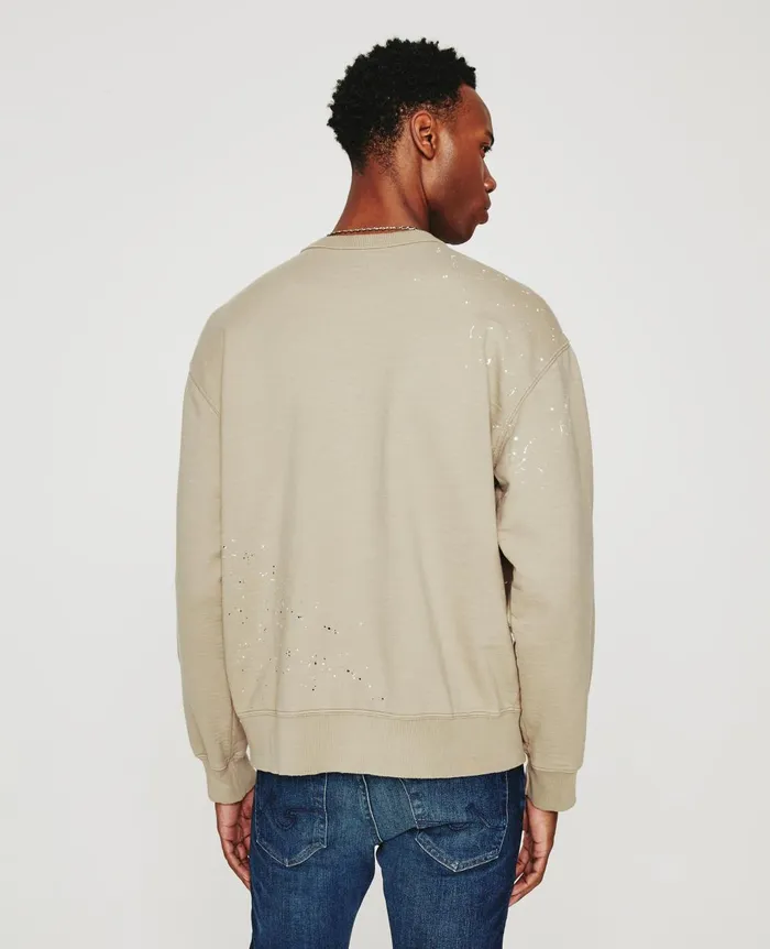 Arc Crew Stone Dot Natural Multi Men AG Jeans Tees Arc Crew Stone Dot Natural Multi Men AG Jeans Tees