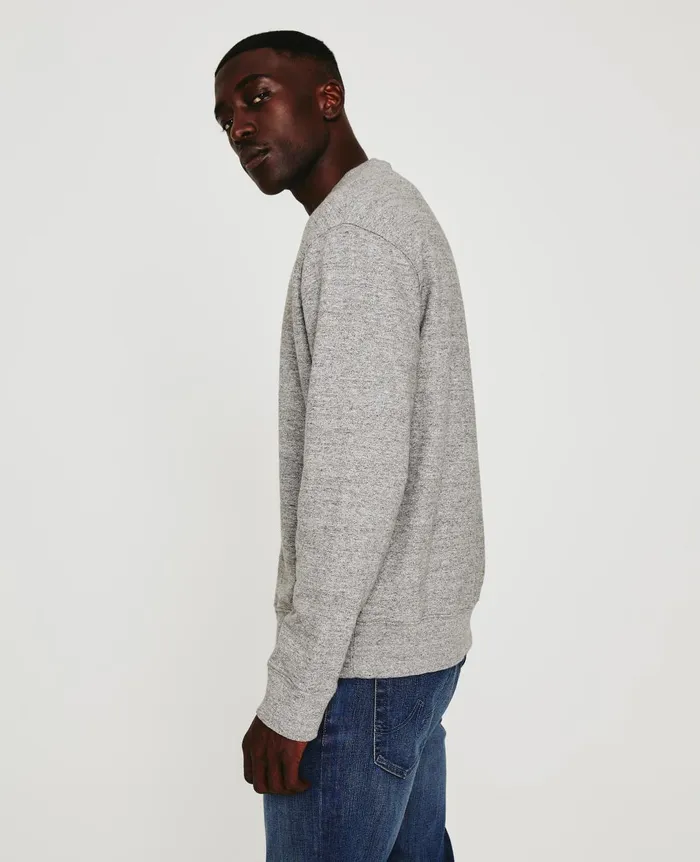 Arc Vee Heather Grey Men AG Jeans Sweatshirts Arc Vee Heather Grey Men AG Jeans Sweatshirts