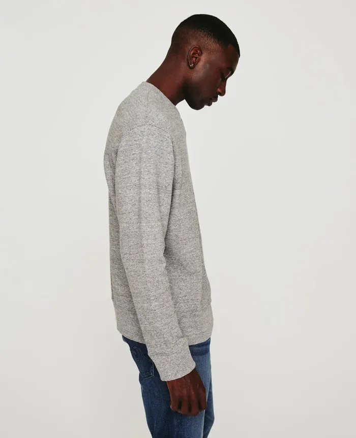 Arc Vee Heather Grey Men AG Jeans Sweatshirts Arc Vee Heather Grey Men AG Jeans Sweatshirts