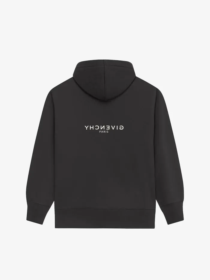 Archetype Slim Fit Hoodie In Fleece Charcoal Men Givenchy Sweatshirts and Hoodies