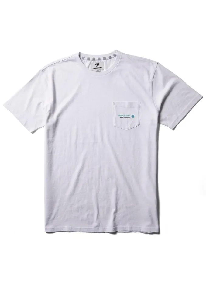 Asteroidea Ss Pkt Tee White Men Vissla Tees