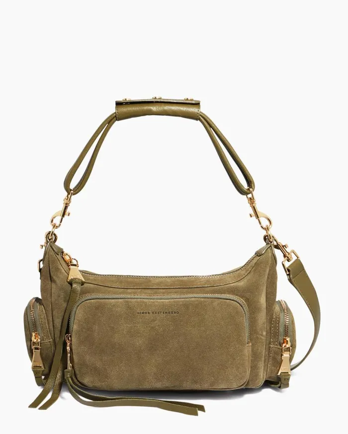 Away We Go Convertible Shoulder Kelp Suede Women Aimee Kestenberg Shoulder Bags Away We Go Convertible Shoulder Kelp Suede Women Aimee Kestenberg Shoulder Bags