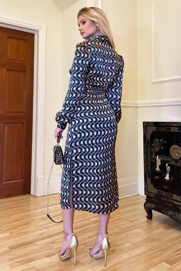 AX Paris Multi Tie Waist Midi Shirt Dress Dresses