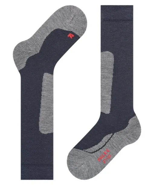 Babies and Kids Active Ski Kids Kneehigh Socks Marine FALKE Knee High Socks
