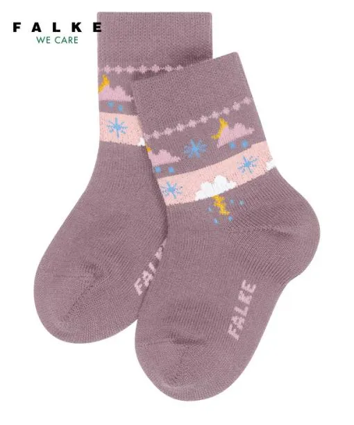 Babies and Kids Baby Weather Fair Isle Babies Socks Parrod Red FALKE Baby Socks