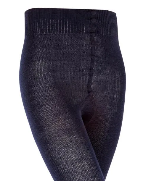 Babies and Kids Comfort Wool Kids Tights Darkmarine FALKE Tights and Leggings