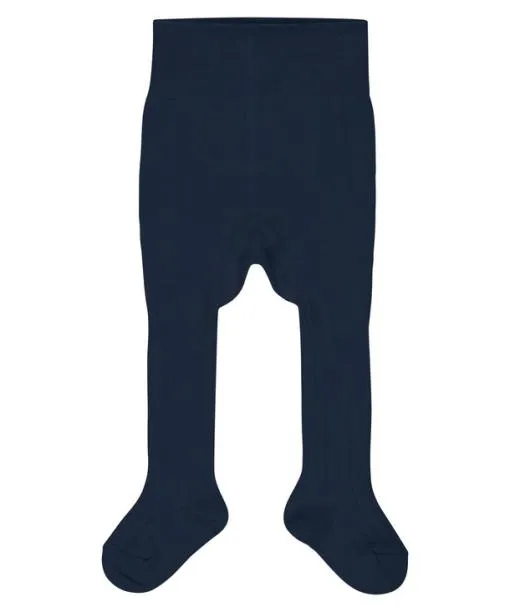 Babies and Kids Cosy Rib Babies Tights Midnight FALKE Tights and Leggings