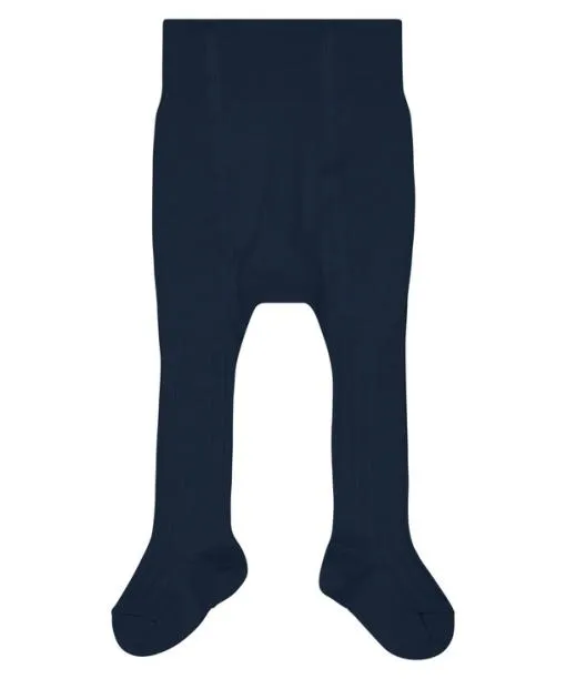Babies and Kids Cosy Rib Babies Tights Midnight FALKE Tights and Leggings