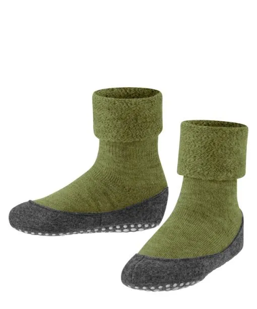 Babies and Kids Cosyshoe Teens Kids Slippers Calla Green FALKE House Socks