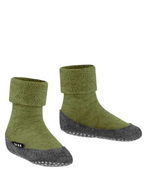 Babies and Kids Cosyshoe Teens Kids Slippers Calla Green FALKE House Socks