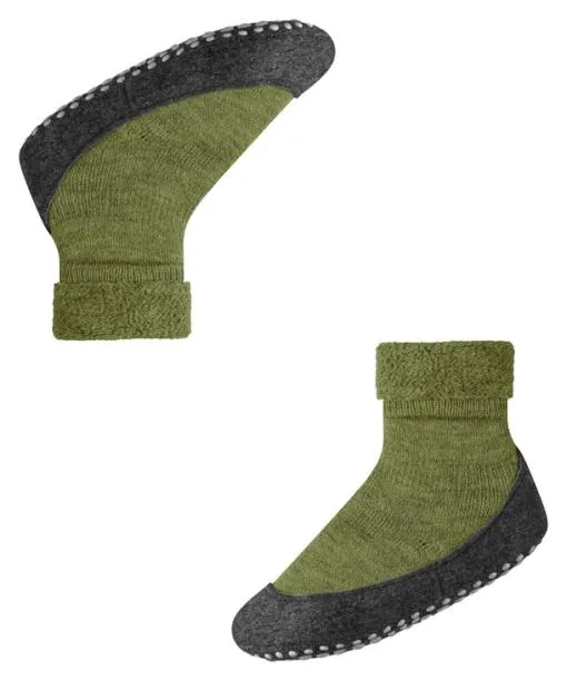Babies and Kids Cosyshoe Teens Kids Slippers Calla Green FALKE House Socks