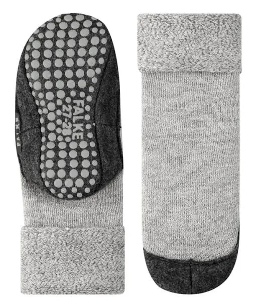 Babies and Kids Cosyshoe Teens Kids Slippers Light Grey FALKE House Socks