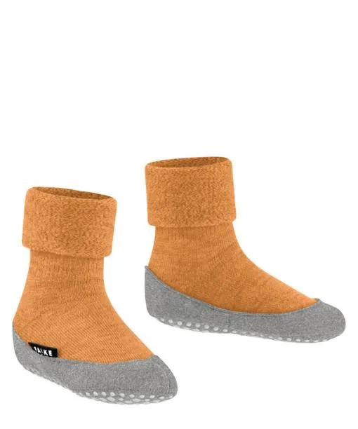 Babies and Kids Cosyshoe Teens Kids Slippers Mustard FALKE House Socks