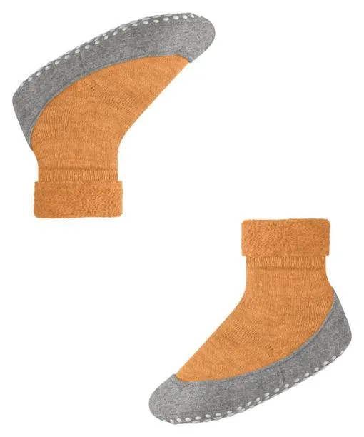 Babies and Kids Cosyshoe Teens Kids Slippers Mustard FALKE House Socks