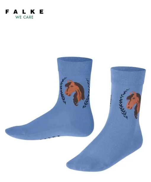 Babies and Kids Horse Kids Socks Azure FALKE Socks