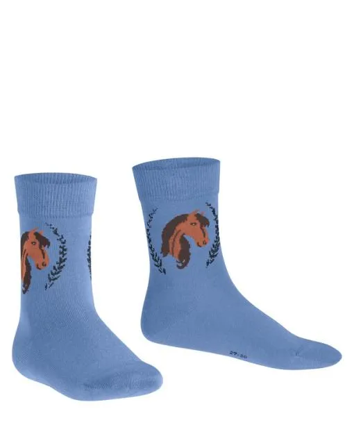 Babies and Kids Horse Kids Socks Azure FALKE Socks
