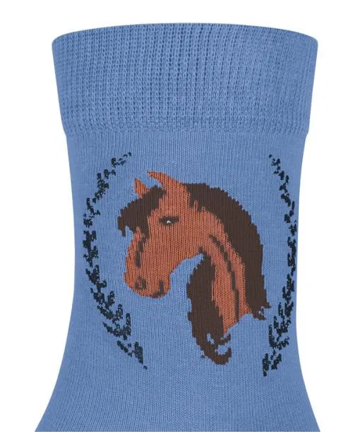 Babies and Kids Horse Kids Socks Azure FALKE Socks