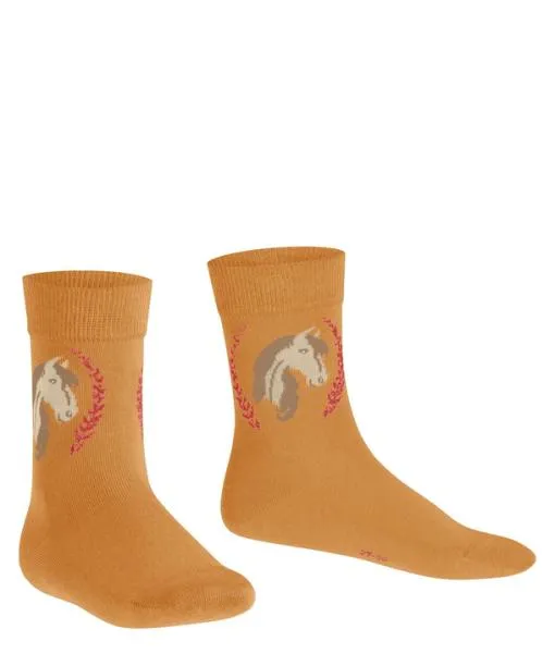 Babies and Kids Horse Kids Socks Mustard FALKE Socks
