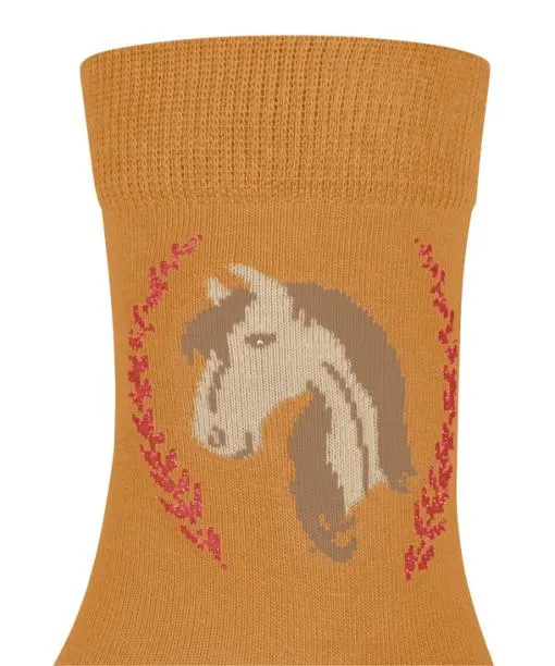 Babies and Kids Horse Kids Socks Mustard FALKE Socks