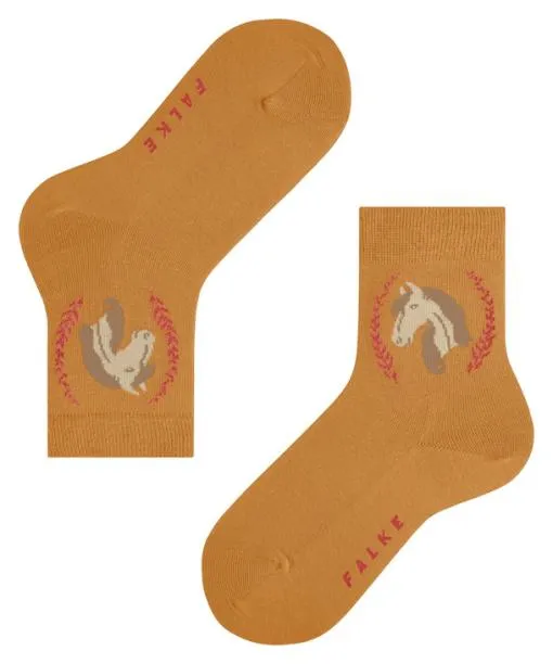 Babies and Kids Horse Kids Socks Mustard FALKE Socks