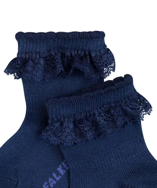 Babies and Kids Romantic Lace Babies Socks Marine FALKE Baby Socks