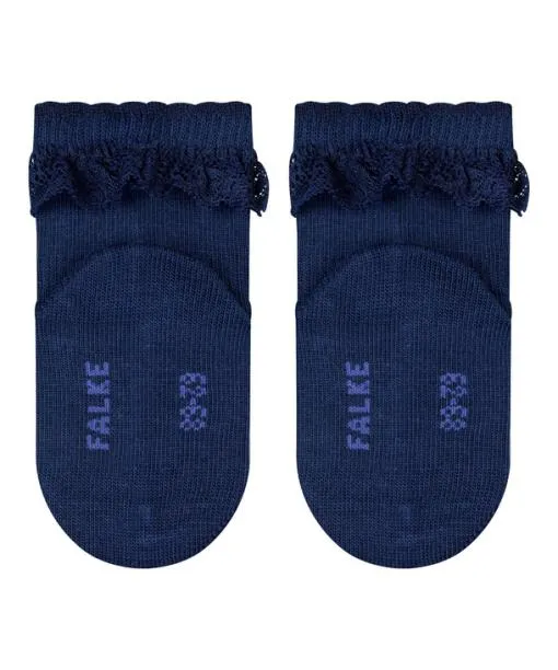 Babies and Kids Romantic Lace Babies Socks Marine FALKE Baby Socks