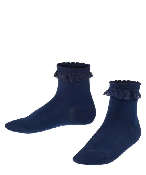 Babies and Kids Romantic Lace Kids Socks Marine FALKE Socks