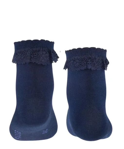 Babies and Kids Romantic Lace Kids Socks Marine FALKE Socks