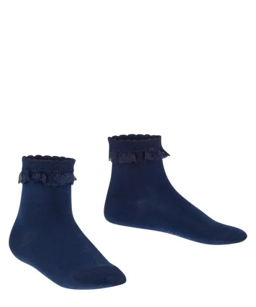 Babies and Kids Romantic Lace Kids Socks Marine FALKE Socks
