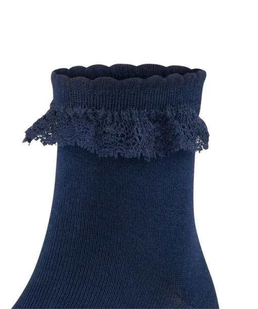 Babies and Kids Romantic Lace Kids Socks Marine FALKE Socks
