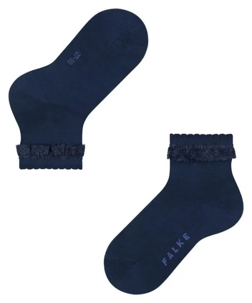 Babies and Kids Romantic Lace Kids Socks Marine FALKE Socks
