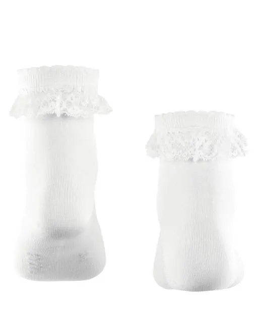 Babies and Kids Romantic Lace Kids Socks White FALKE Socks