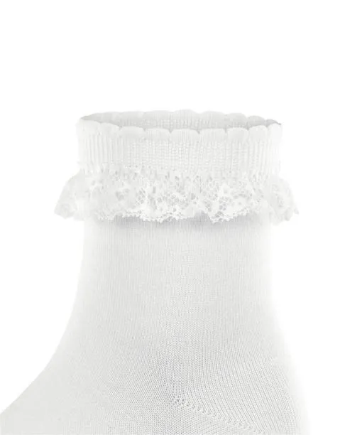 Babies and Kids Romantic Lace Kids Socks White FALKE Socks