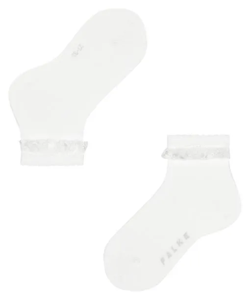 Babies and Kids Romantic Lace Kids Socks White FALKE Socks