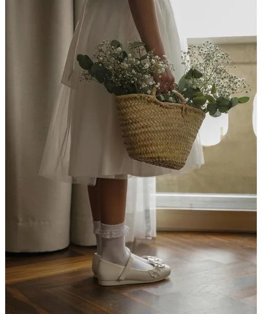 Babies and Kids Romantic Lace Kids Socks White FALKE Socks