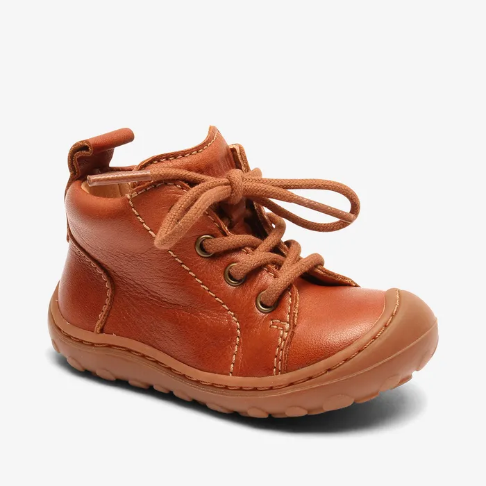 BABY Prewalkers bisgaardshoes gerle lace cognac Brown
