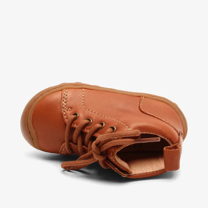 BABY Prewalkers bisgaardshoes gerle lace cognac Brown