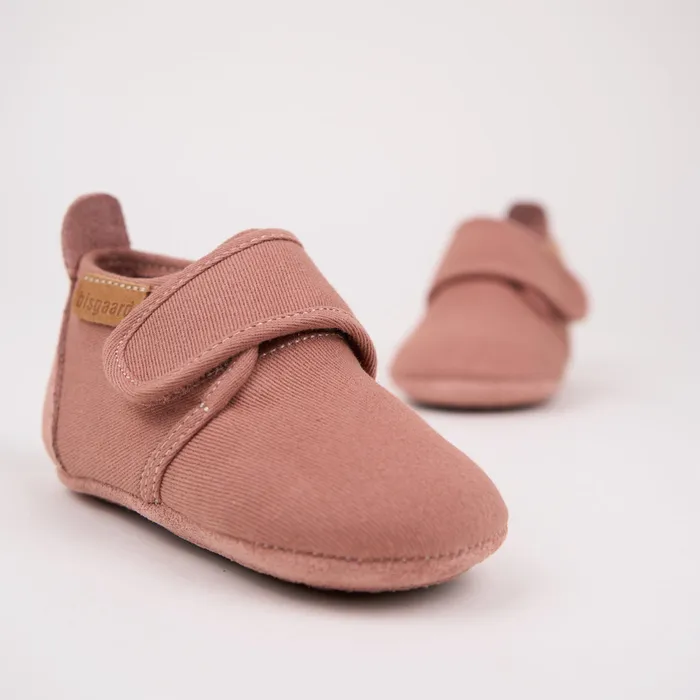 BABY Slippers bisgaardshoes baby cotton rose Rose
