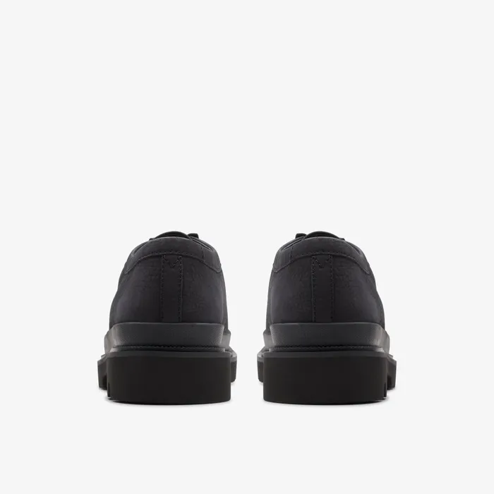 Badell Seam Black Nubuck Men Clarks Casual Dress Shoes