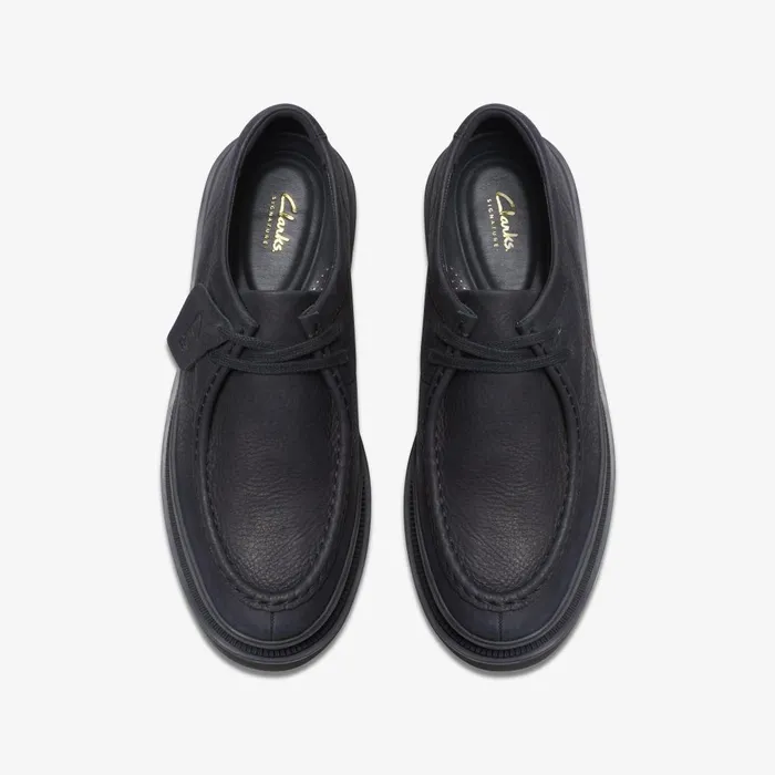 Badell Seam Black Nubuck Men Clarks Casual Dress Shoes