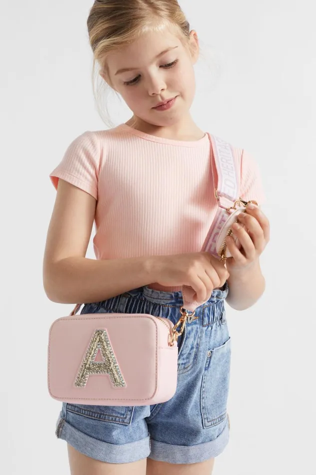 Bags Girl Seed Heritage Glitter Initial Bag B