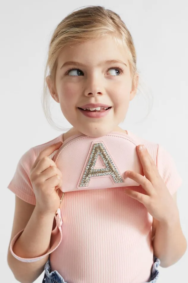 Bags Girl Seed Heritage Glitter Initial Purse S
