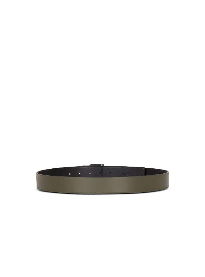 Balmain Belts Men Reversible Leather BBelt Black