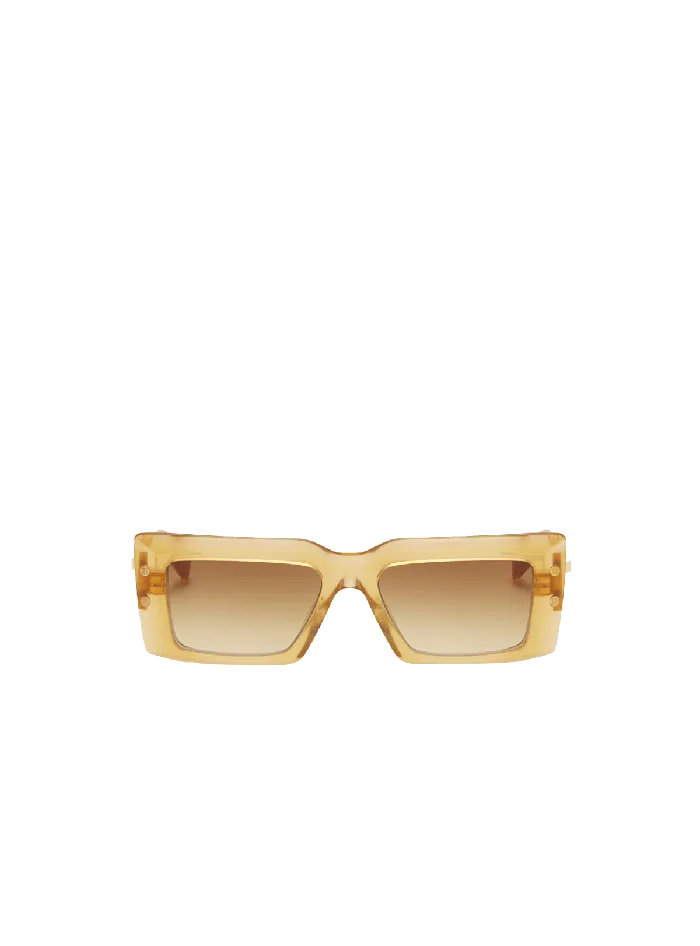 Balmain Eyewear WomenMen Impeacuterial Sunglasses Yellow