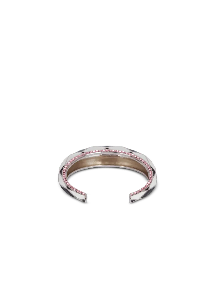 Balmain Fashion Jewelry Women Diamond Bangle Bracelet White