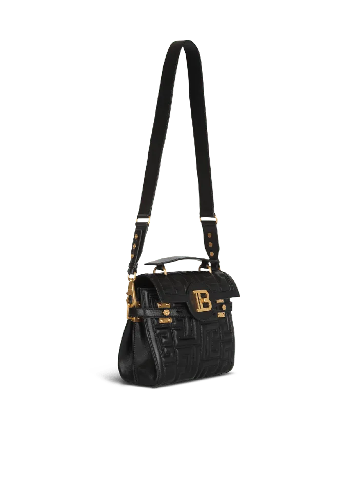 Balmain Handbags Women BBuzz 23 Quilted Leather Bag Black