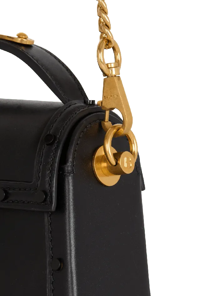 Balmain Handbags Women BBuzz Dynasty Small Leather Bag Black
